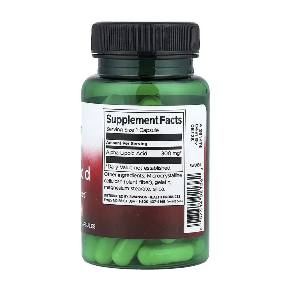 Alpha Lipoic Acid 300 mg - 60 caps