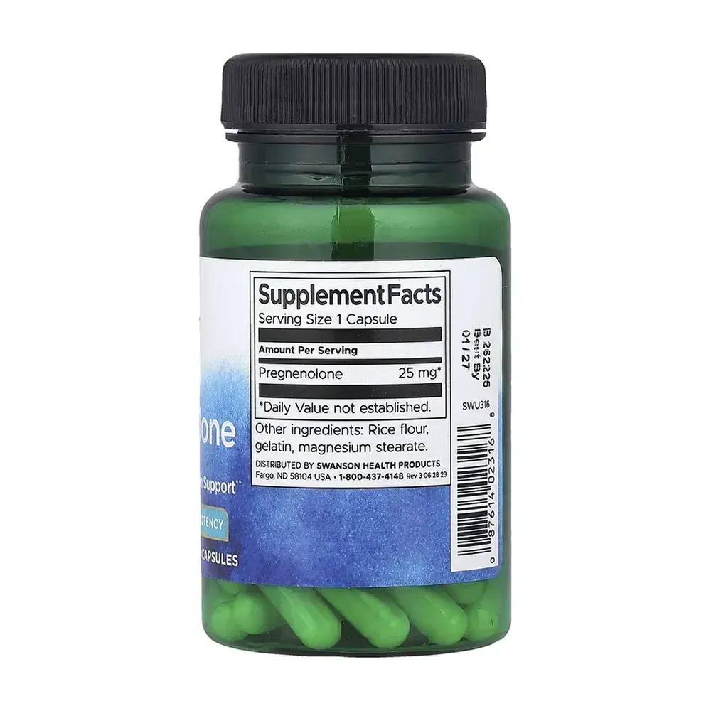 Pregnenolone High Potency 25 mg - 60 caps