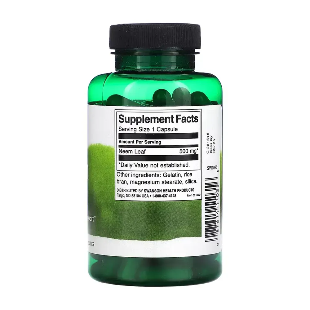Neem Leaf 500 mg - 100 caps