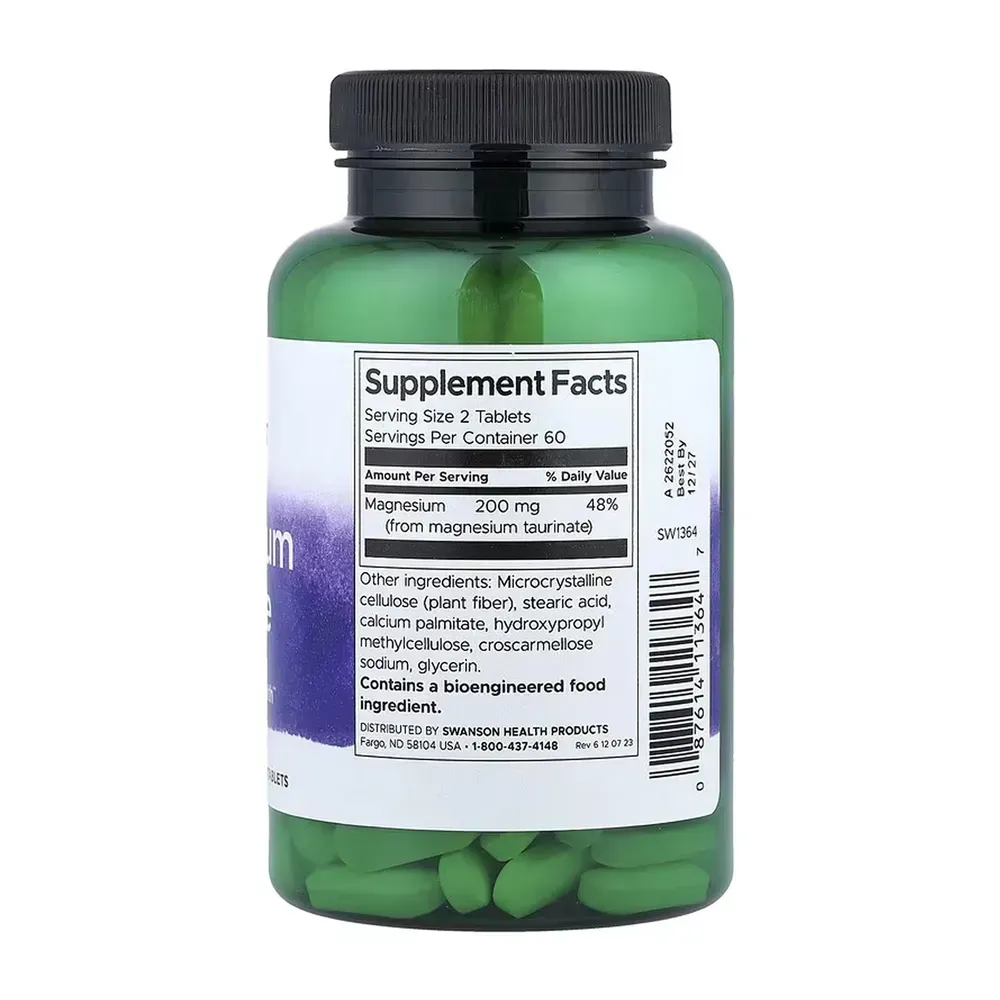 Magnesium Taurate 100 mg - 120 tabs