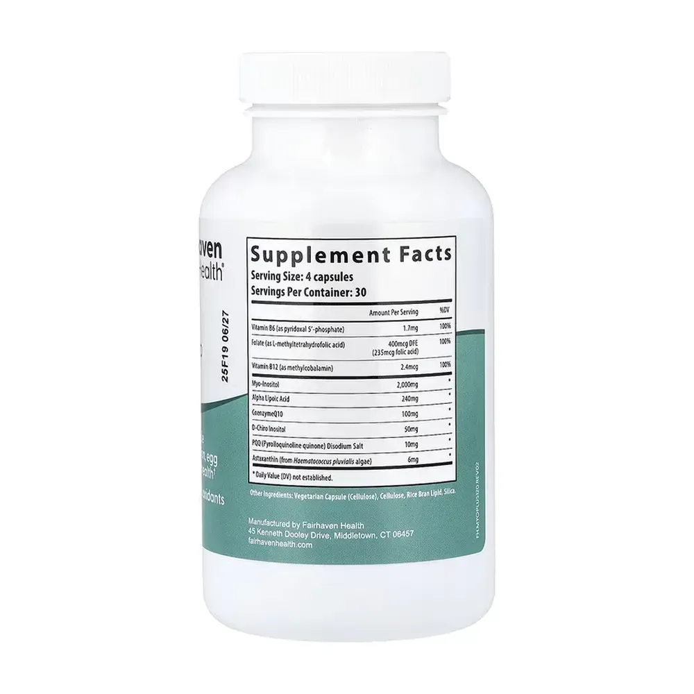 PQQ + Myo + D-Chiro Inositol Plus - 120 caps