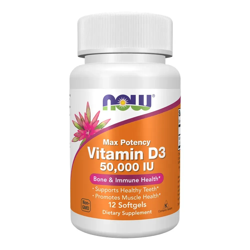 VIT D-3 50,000 IU - 12 sgels