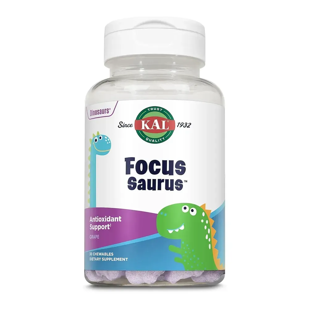 KAL Focus-Saurus - 30 chewables Grape, Виноград