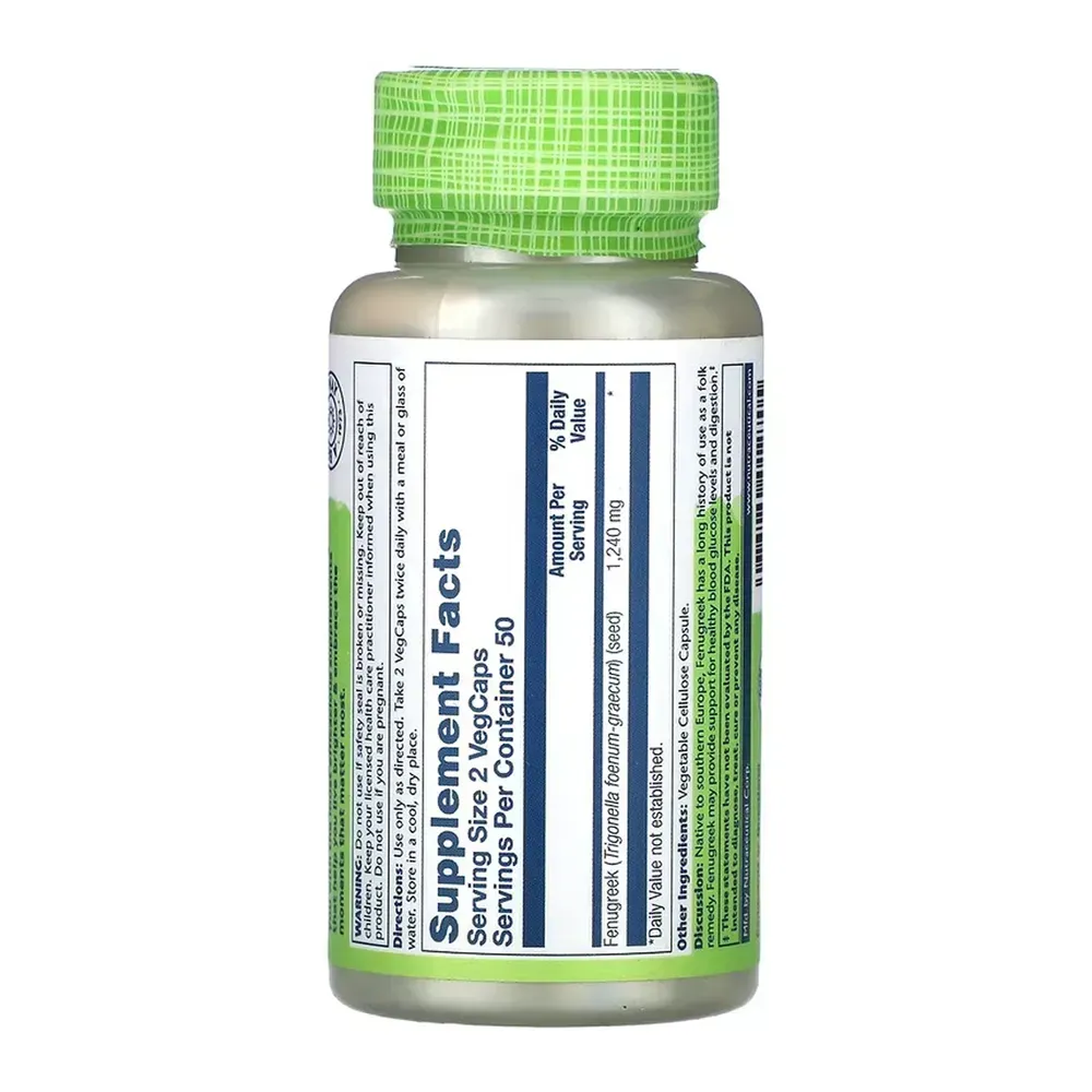 Fenugreek Seed 620mg - 100 vcaps