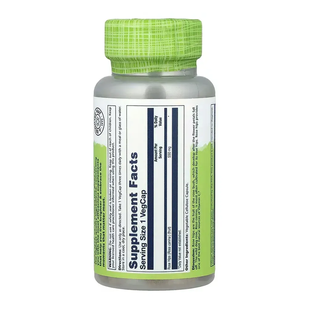Rose Hips Fruit 550mg - 100 vcaps