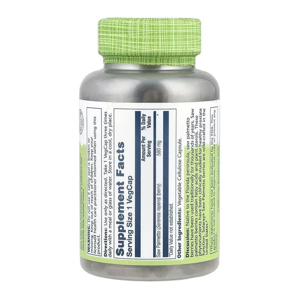 Saw Palmetto Berry 580mg - 180 vcaps