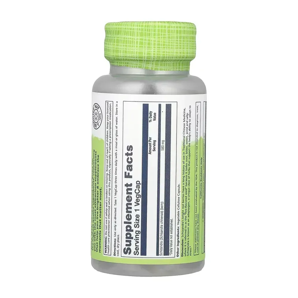 Schizandra Berry 580mg - 100 vcaps