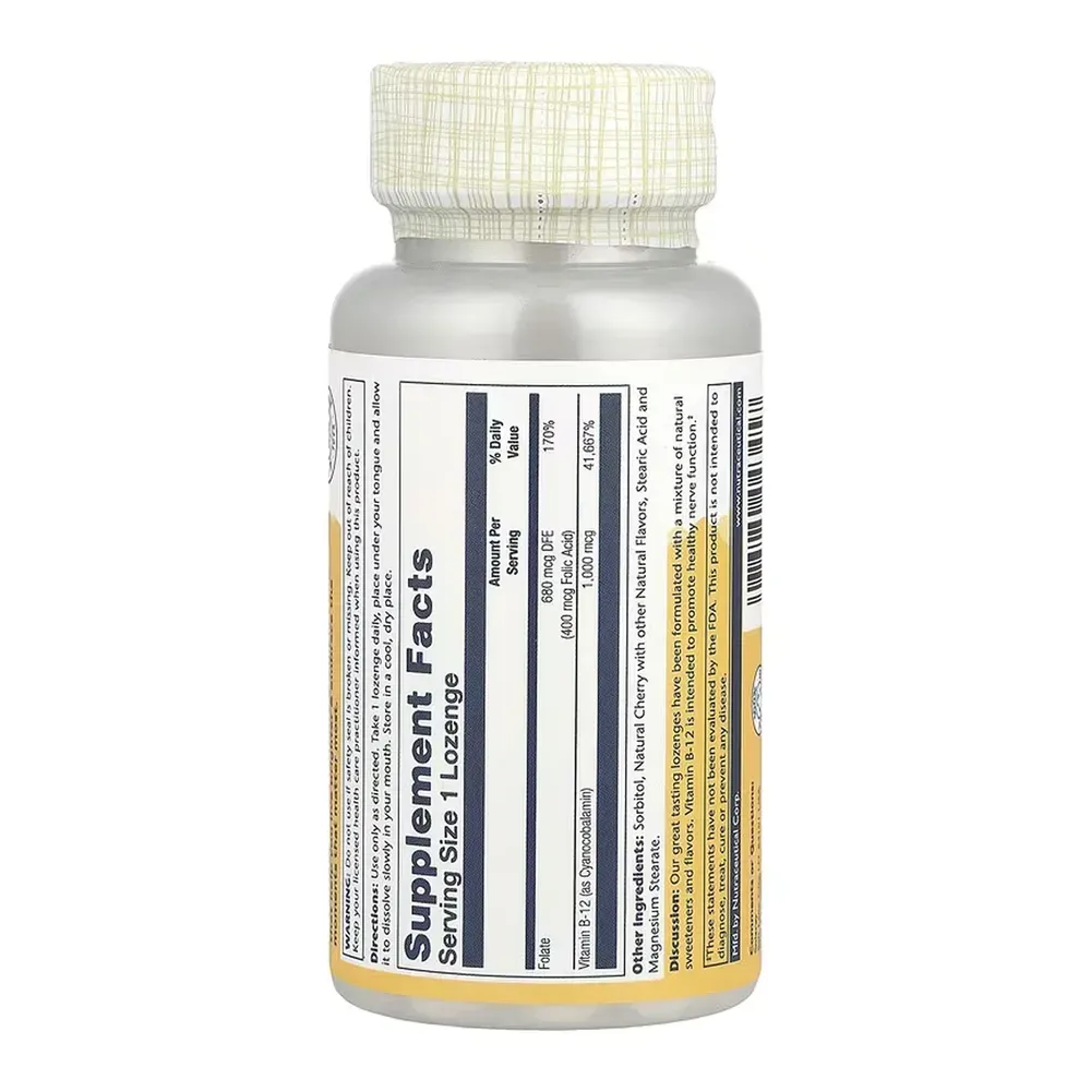 Vitamin B-12 1000mcg - 90 lozenges