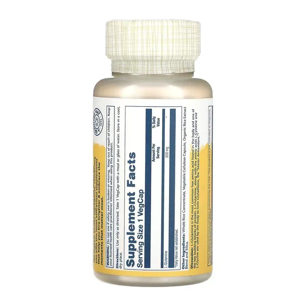 L-Glutamine 500mg - 50 vcaps