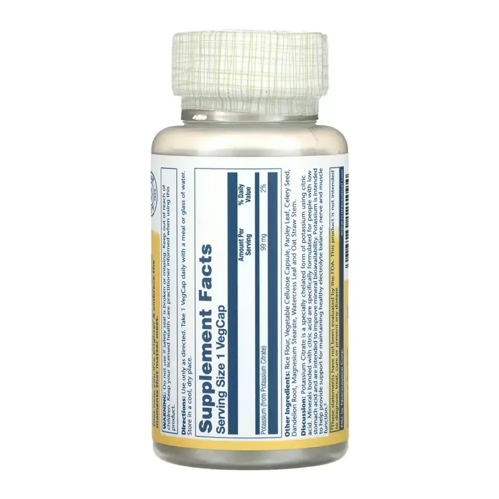 Potassium 99mg - 60 vcaps
