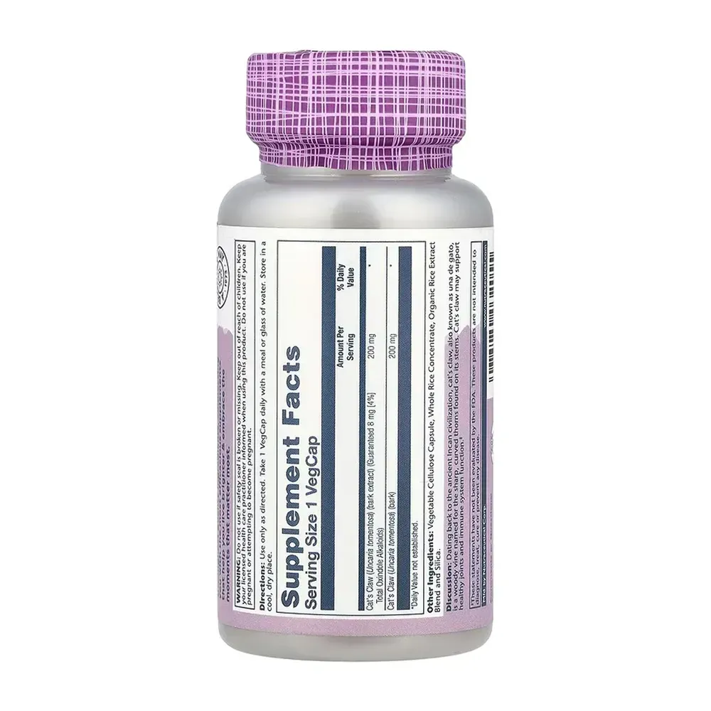 Cat's Claw 200 mg - 30 vcaps
