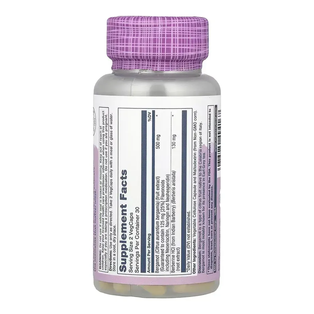 Bergamot Advanced Formula 500mg - 60 vcaps