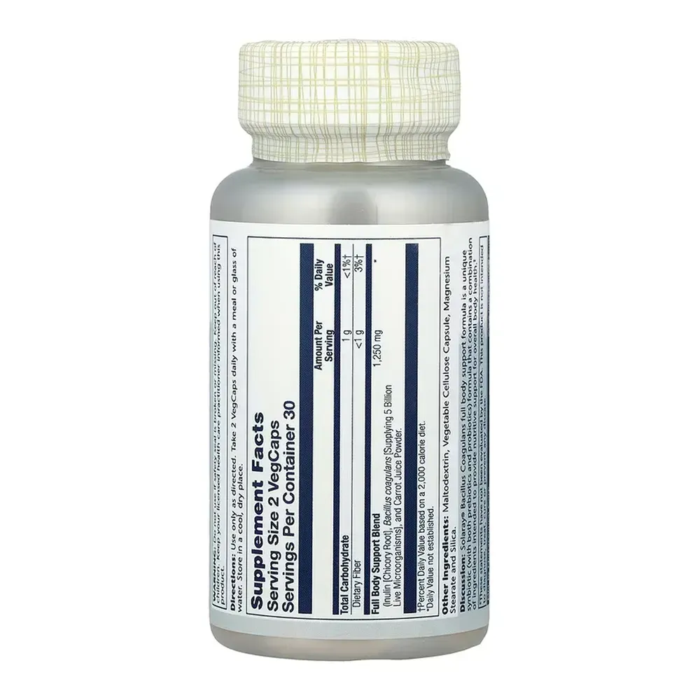 Bacillus Coagulans 5 Billion CFU - 60 vcaps