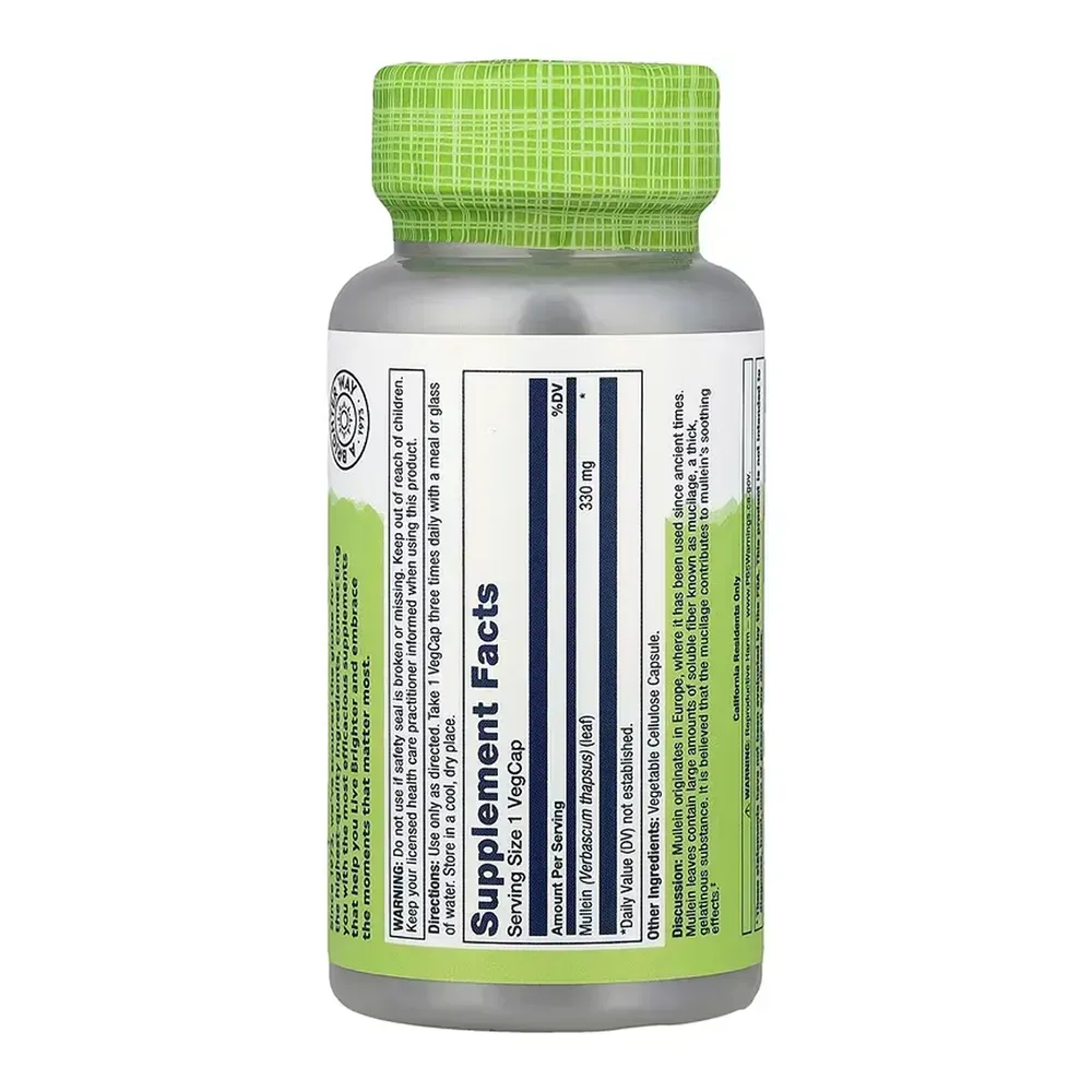 Mullein Leaf 330mg - 100 vcaps