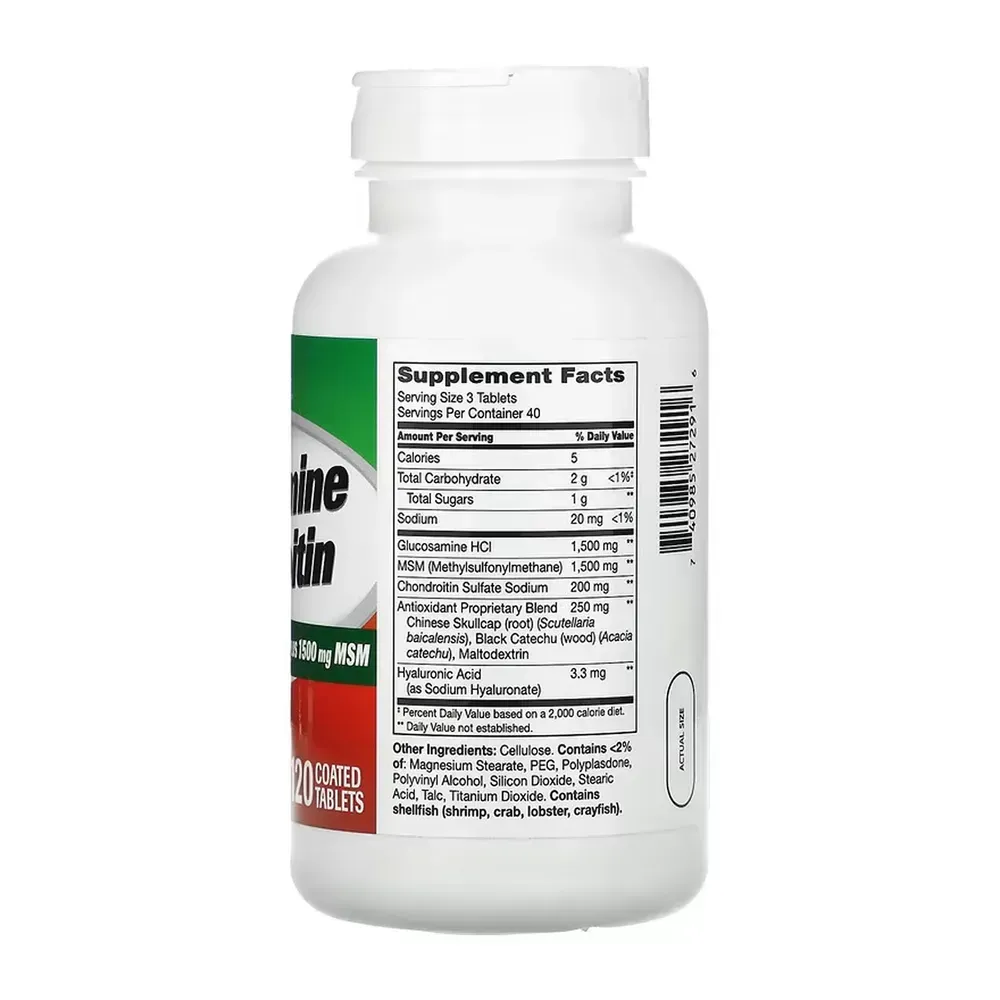 Glucosamine Chondroitin Advanced + MSM - 120 tabs
