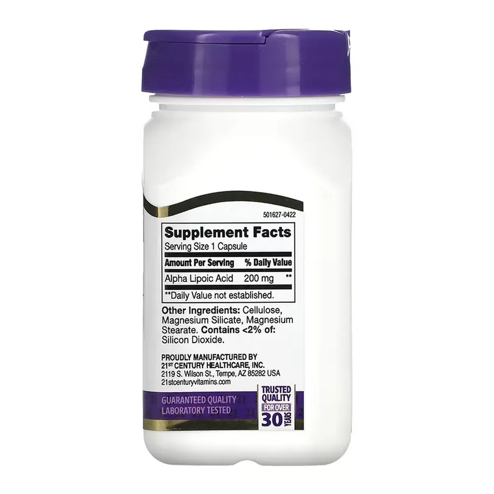 Alpha Lipoic Acid 200 mg - 60 caps