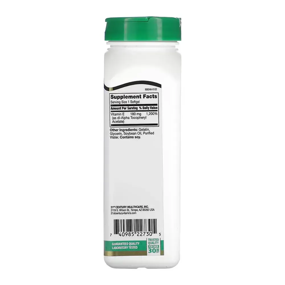 E 180 mg (400IU) - 250 softgels