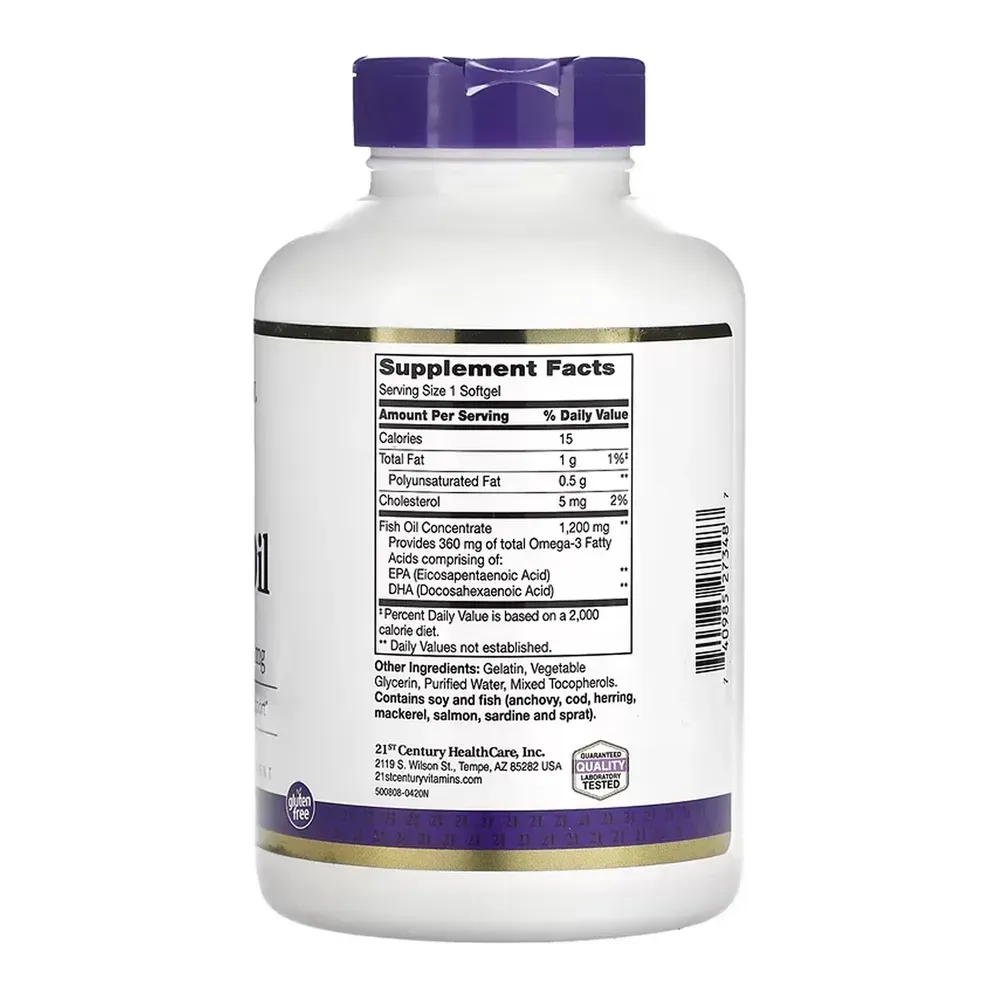 Fish Oil 1200 mg - 140 softgels