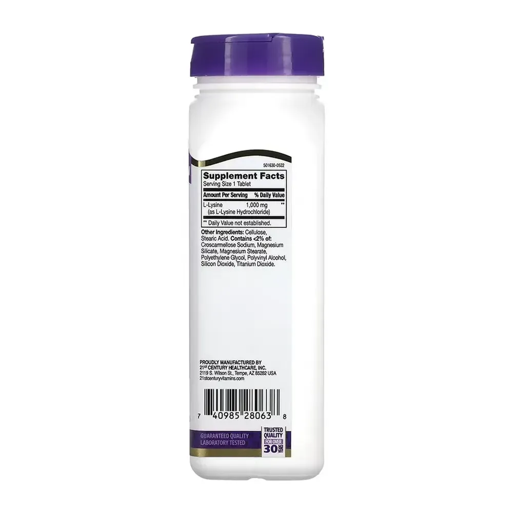 L-Lysine 1000 mg - 90 tabs