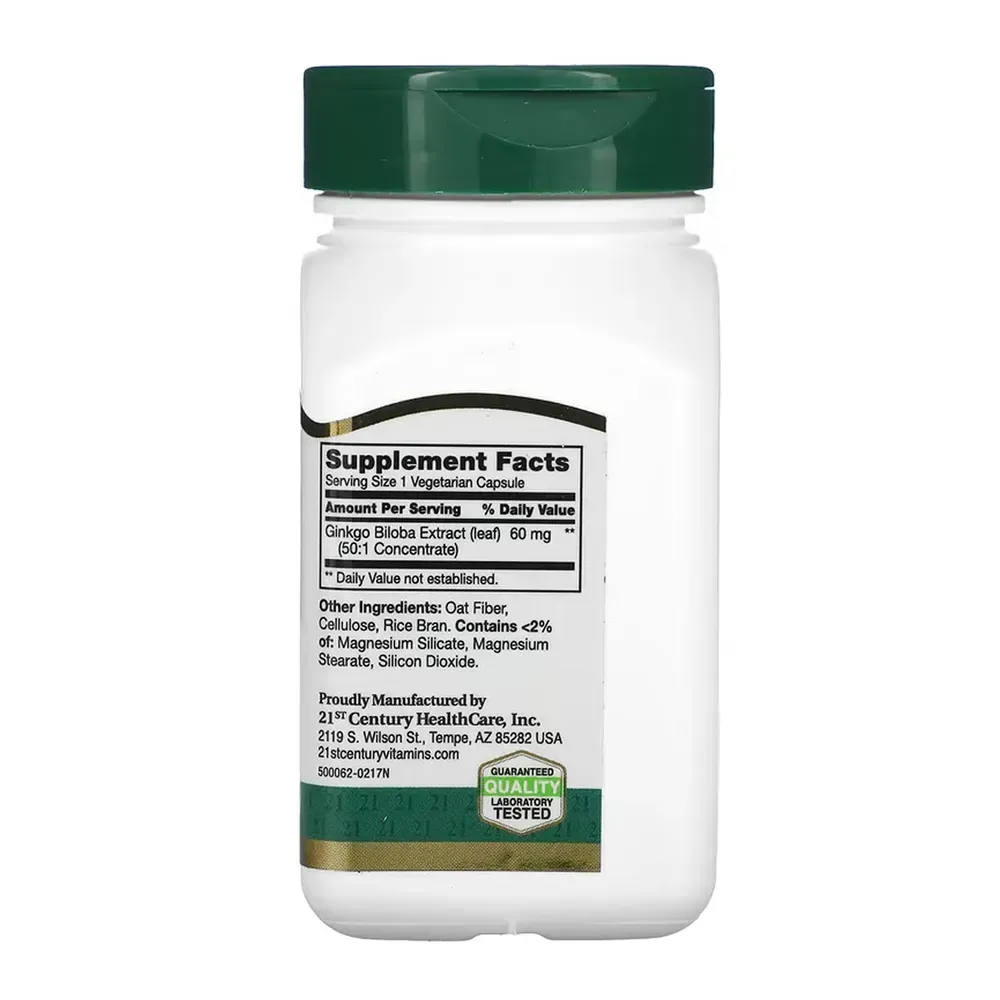 Ginkgo Biloba Extract - 60 vcaps