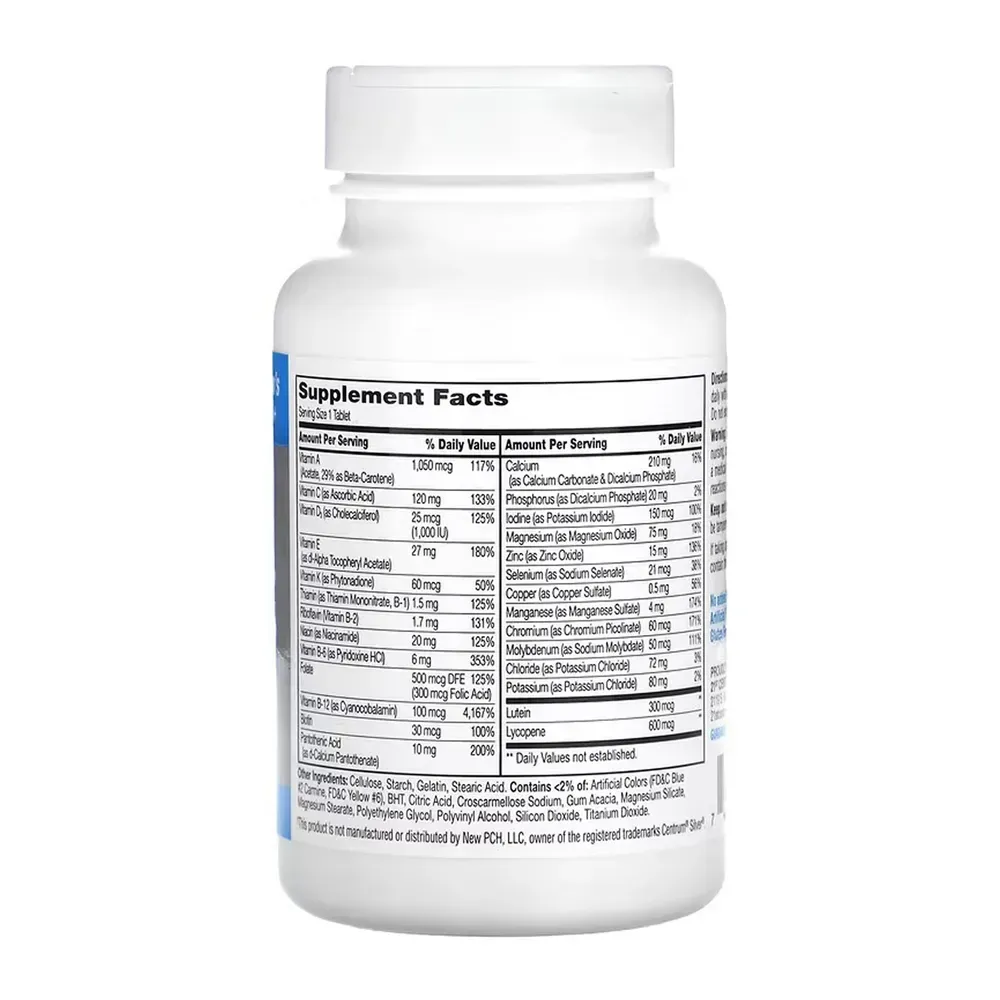 Sentry Senior Men 50+ - 100 tabs