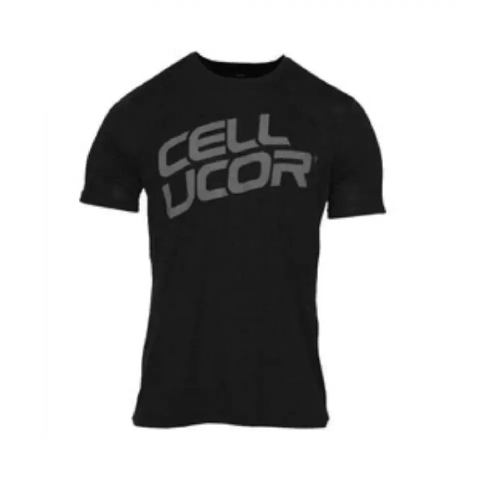 Чорна футболка Cellucor Vintage Stacked Tee, розмір L