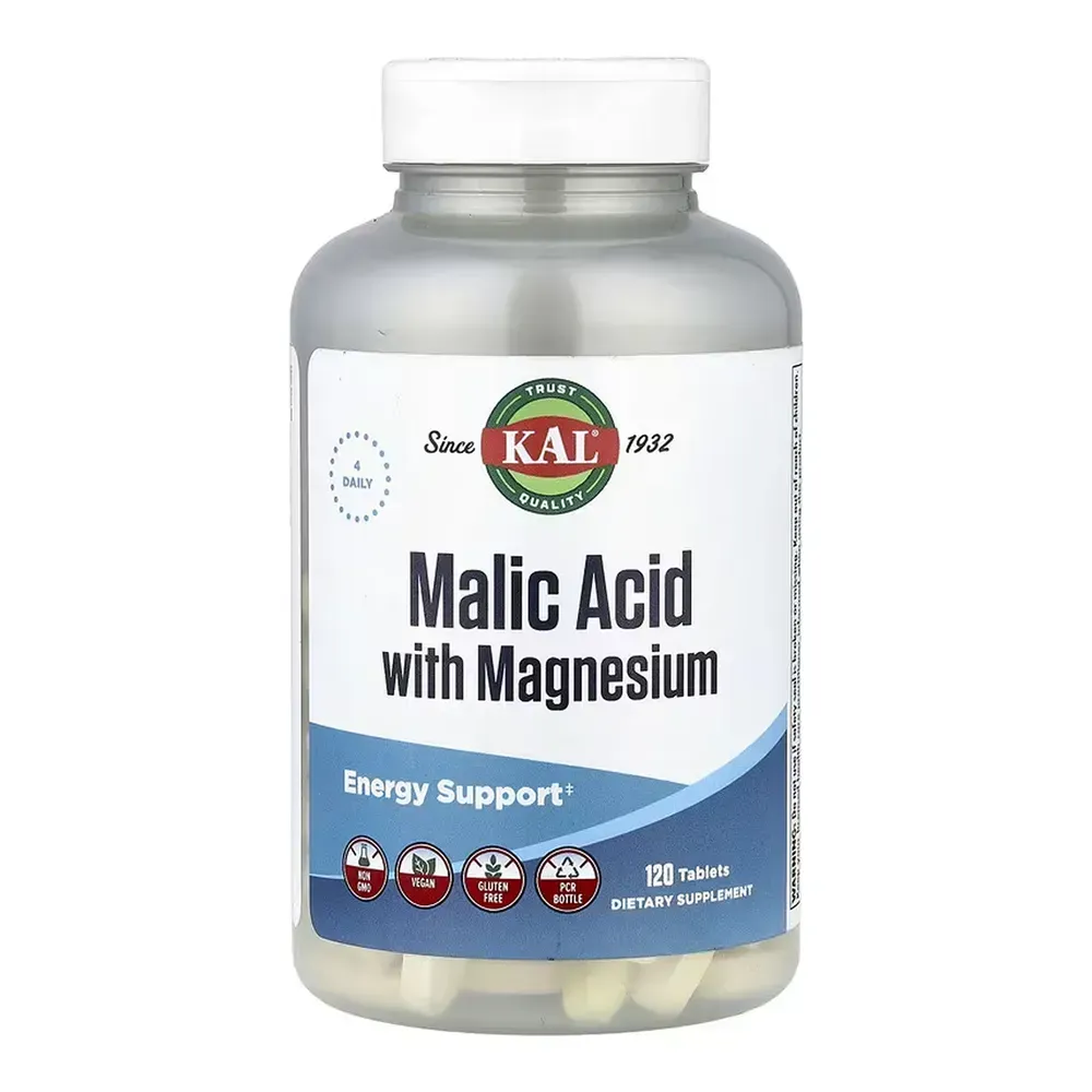 Malic Acid with Magnesium - 120 tabs