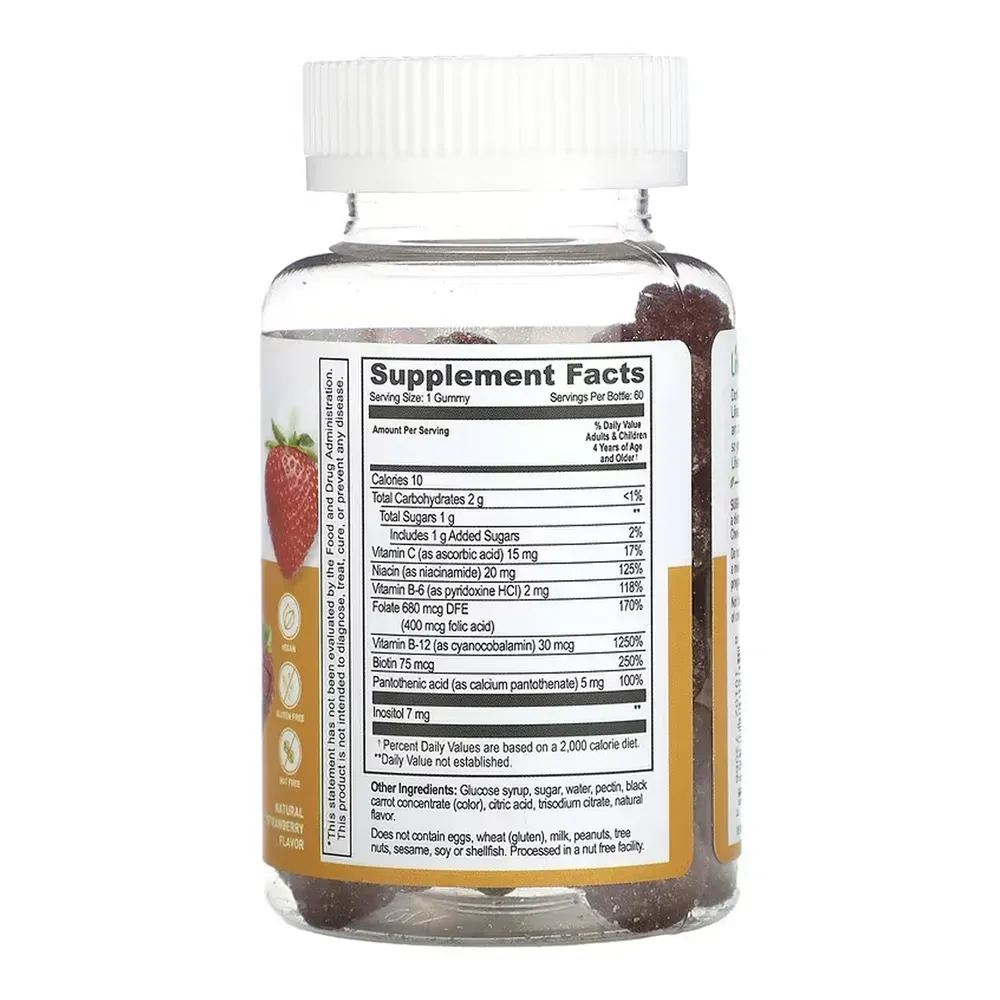Lifeable B Complex + Vitamin C Kids - 60 gummies, фото 2