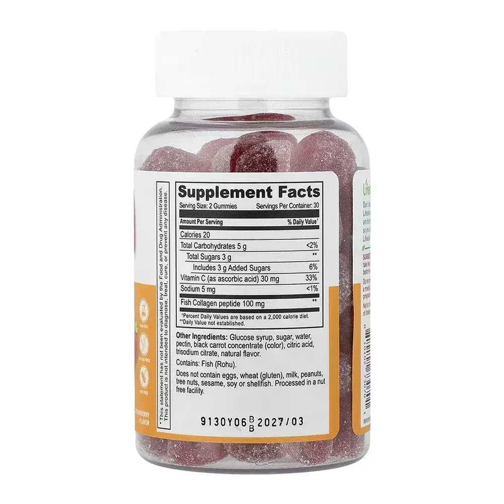 Lifeable Collagen + Vitamin C Adult - 60 gummies, фото 2