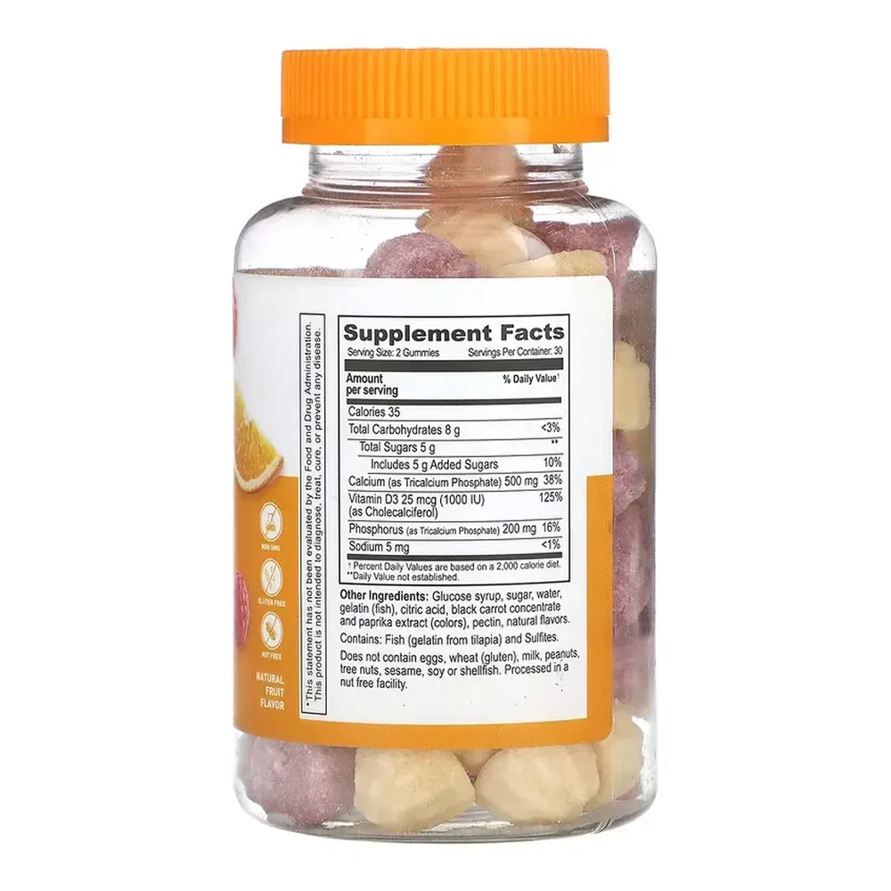 Lifeable Calcium + Vitamin D Adult - 60 gummies, фото 2
