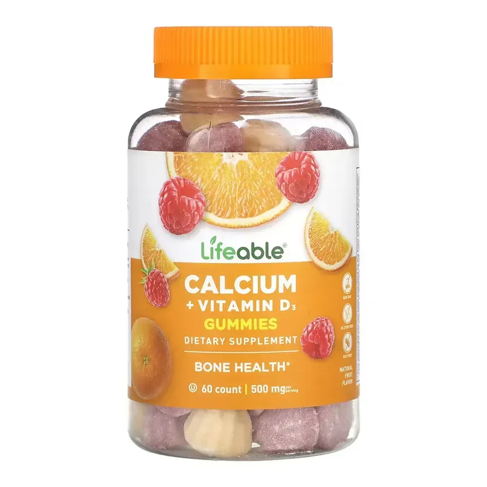 Lifeable Calcium + Vitamin D Adult - 60 gummies