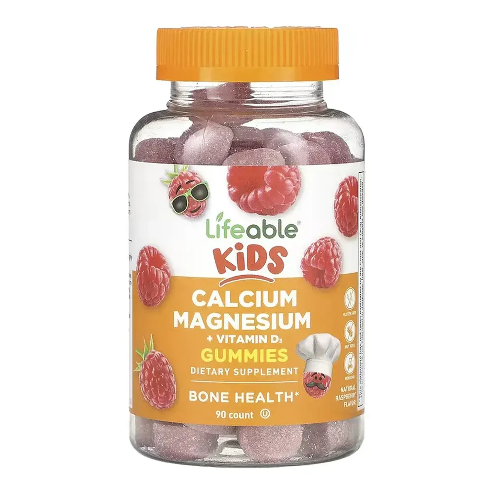 Lifeable Calcium Magnesium + Vitamin D Kids - 90 gummies