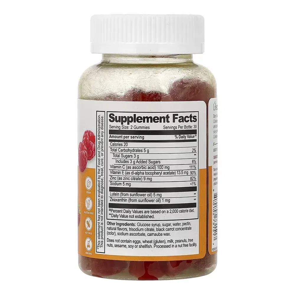 Lifeable Lutein and Zeaxanthin Adults - 60 gummies, фото 2