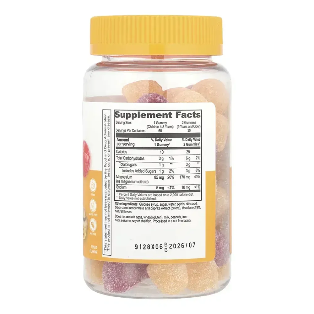 Lifeable Magnesium Citrate Kids - 60 gummies, фото 2
