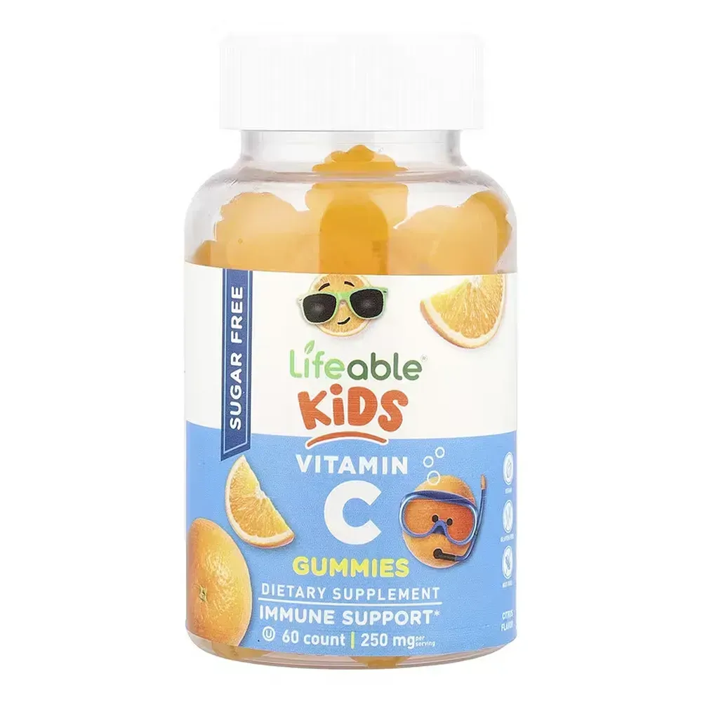 Lifeable Vitamin C Kids Sugar Free - 60 gummies