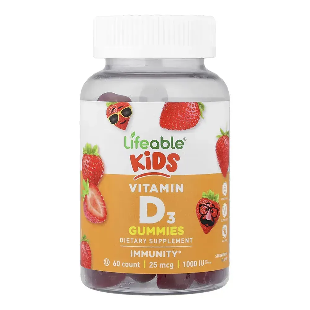 Lifeable Vitamin D Kids - 60 gummies
