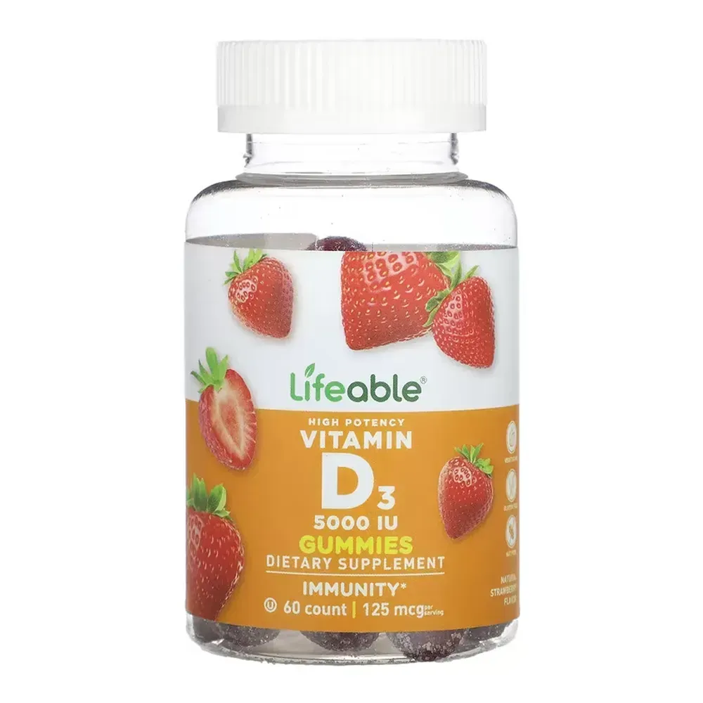 Lifeable Vitamin D 5,000 IU Adult - 60 gummies