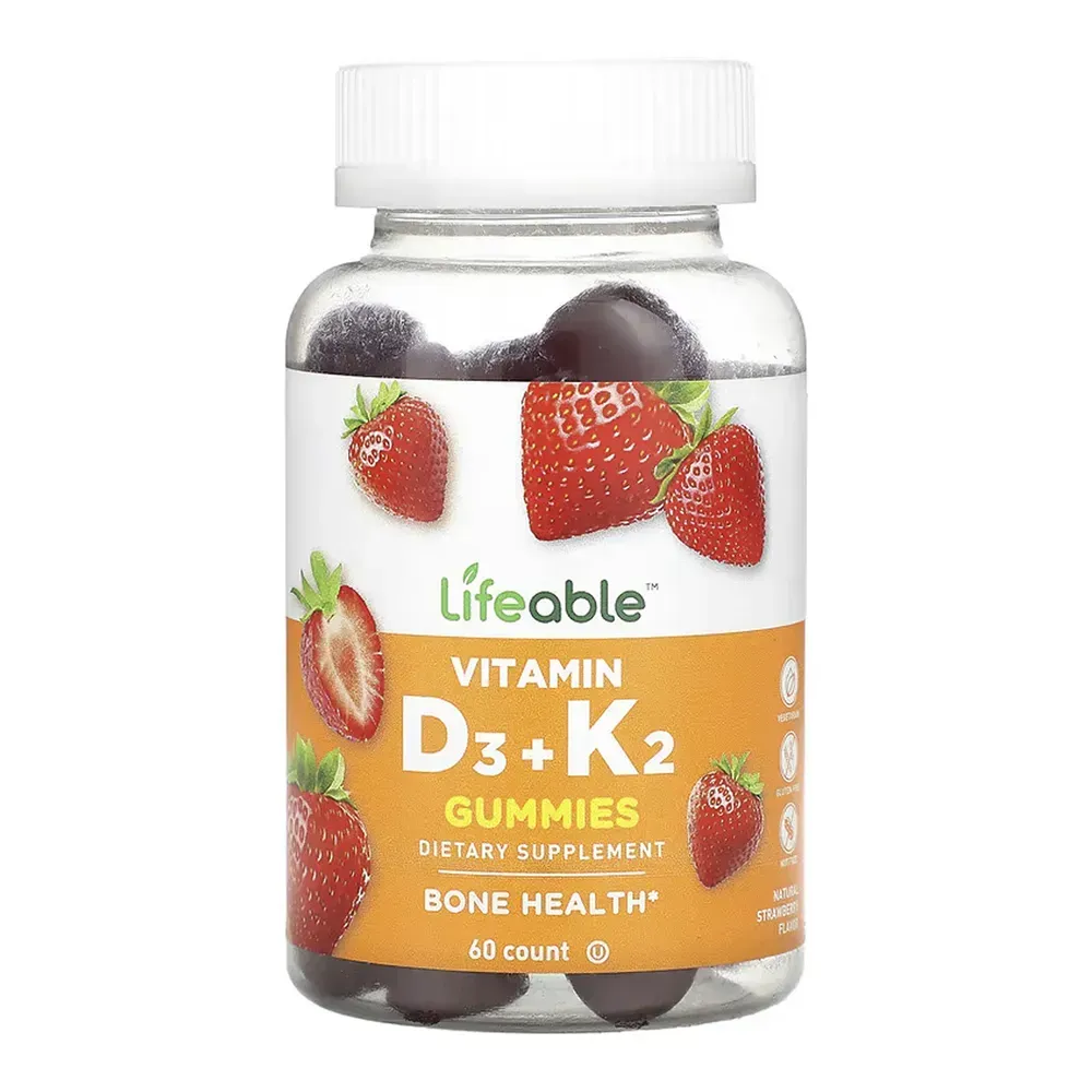 Lifeable Vitamin D3 + K2 Adult - 60 gummies