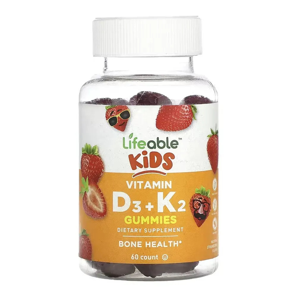 Lifeable Vitamin D3 + K2 Kids - 60 gummies