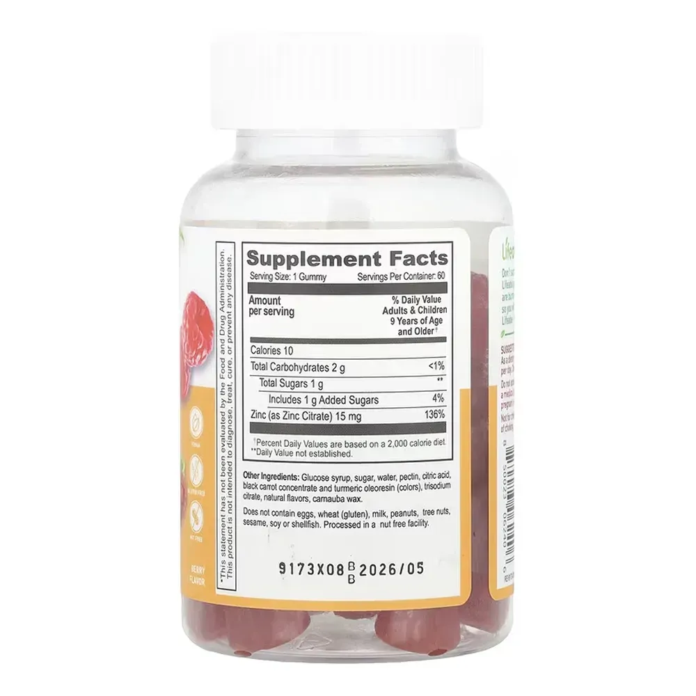 Lifeable Zinc Kids - 60 gummies, фото 2