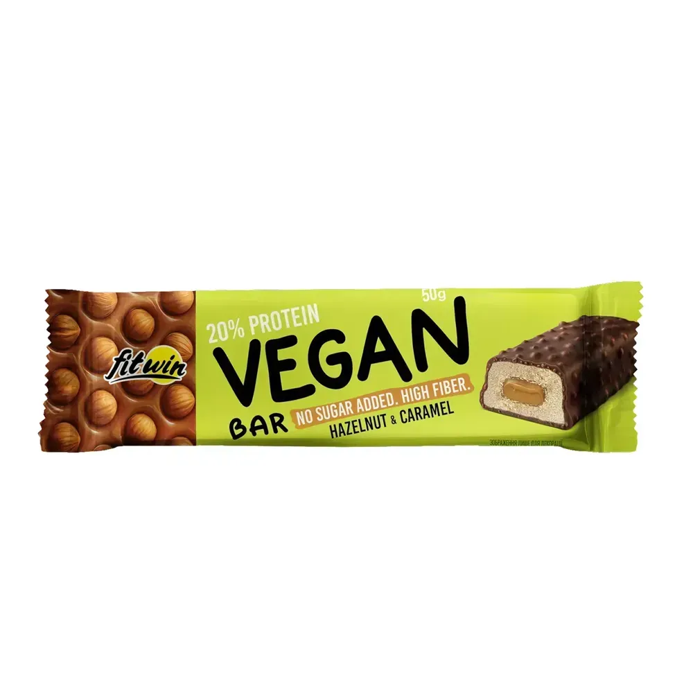 Vegan Bar - 12x50g Hazelnut & Caramel