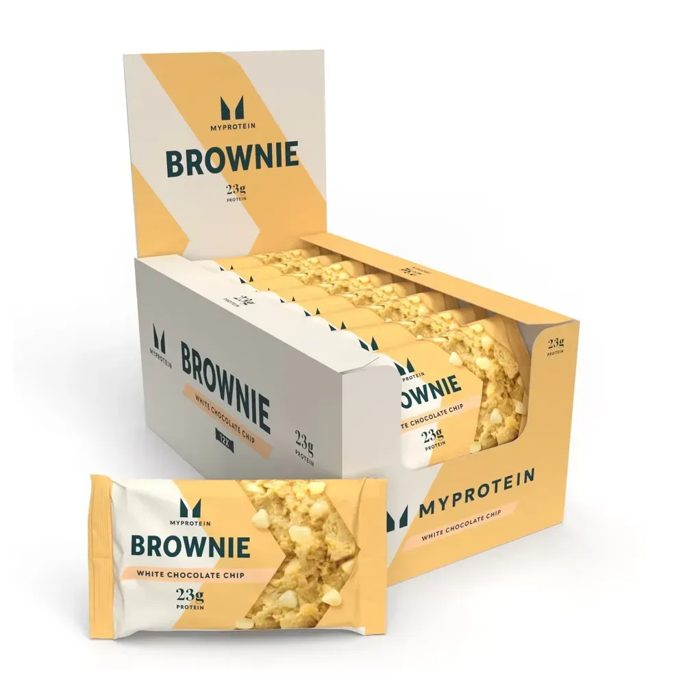 Protein Brownie - 12x75g White Chocolate