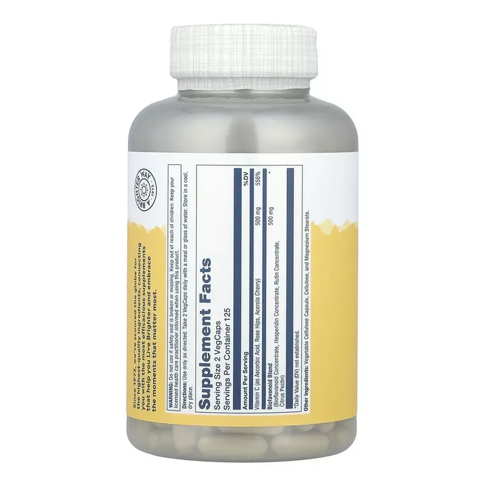 Vitamin C & Bioflavonoids 1:1 500mg - 250 vcaps