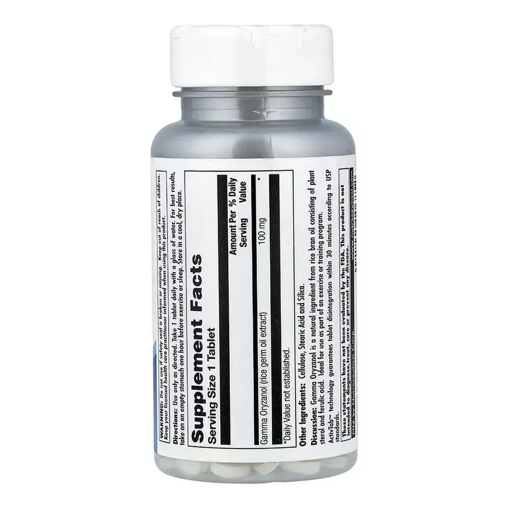Gamma Oryzanol 100mg - 100 tabs