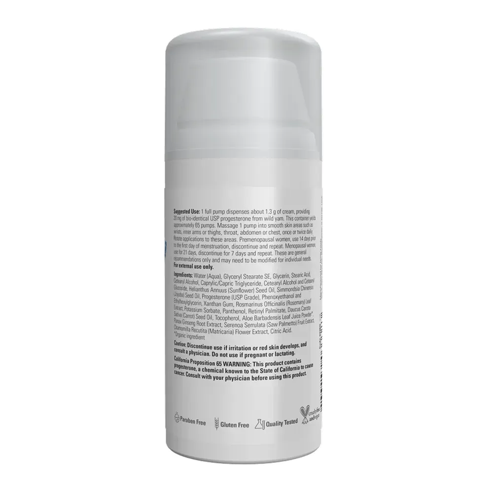 Progesterone from Wild Yam Balancing Skin Cream - 85g