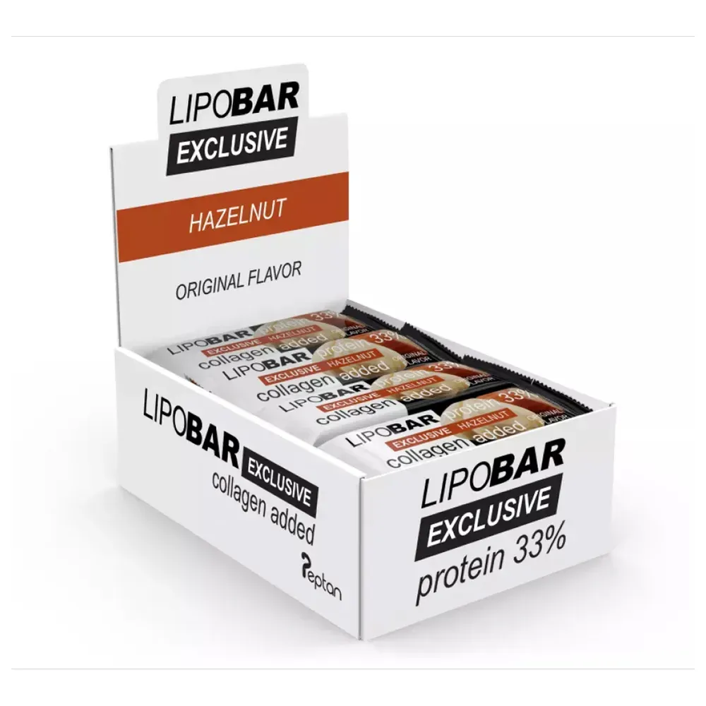Lipobar Exclusive - 20x50g Hazelnut
