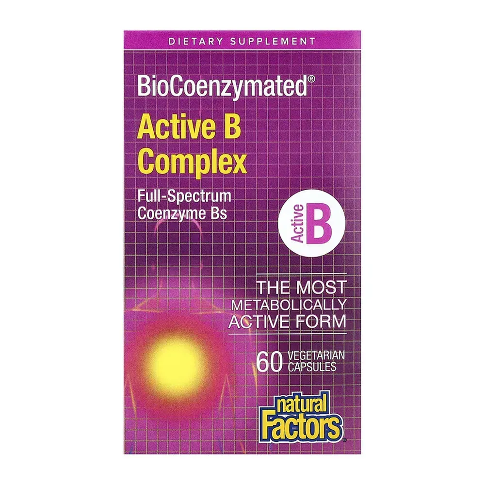 BioCoenzymated Active B Complex - 60 caps