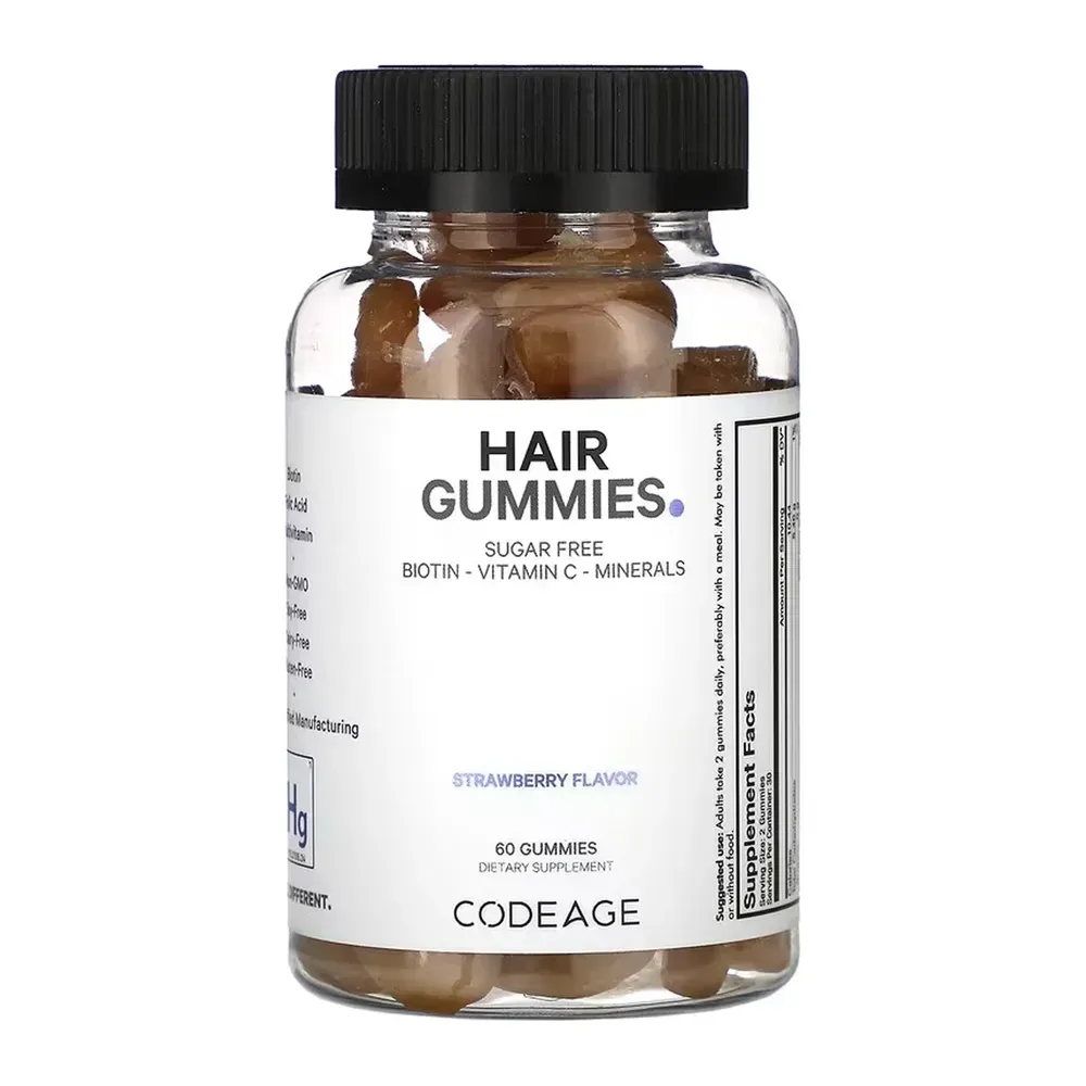 Codeage Hair Gummies - 60 gummies