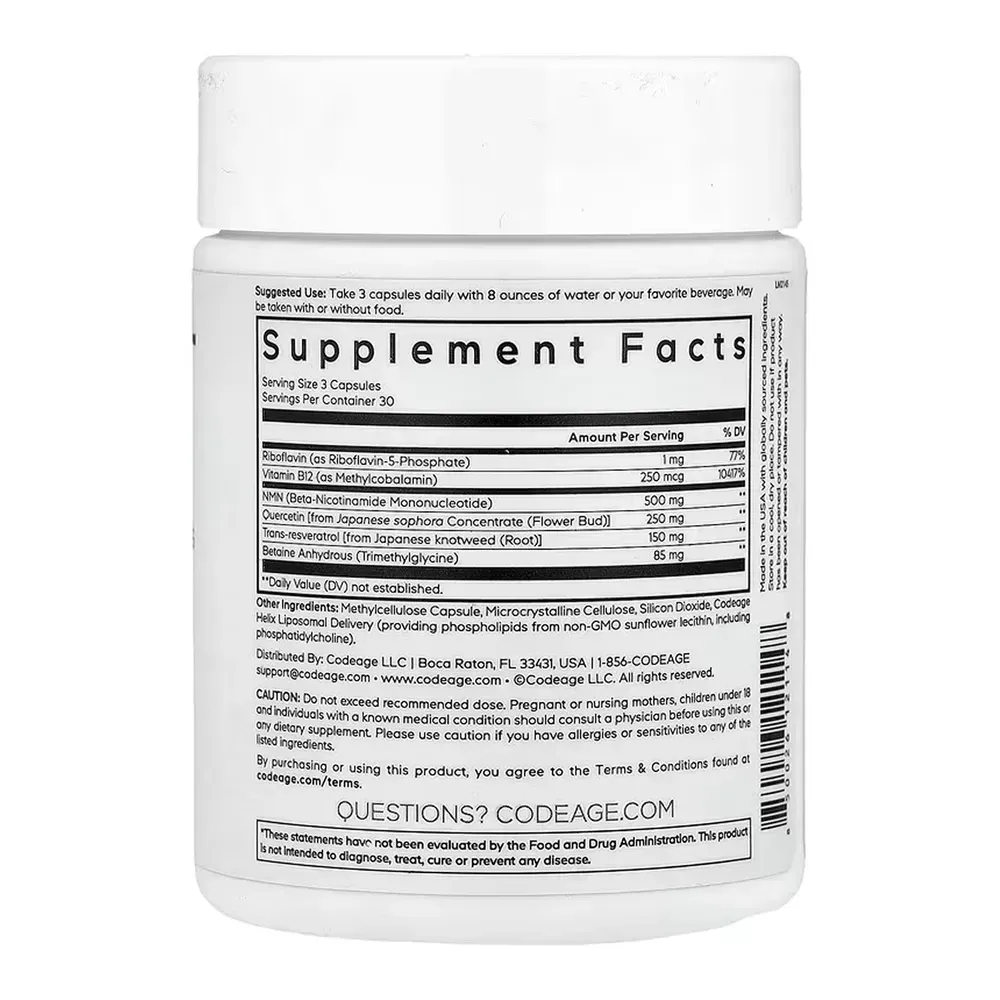 Liposomal NMN Platinum - 90 vcaps
