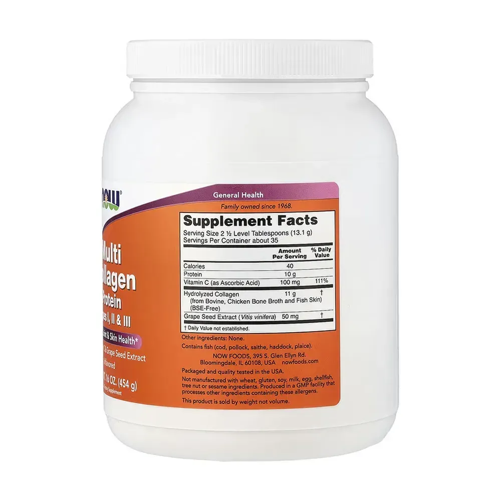 Multi Collagen Protein - 454g Unflavored